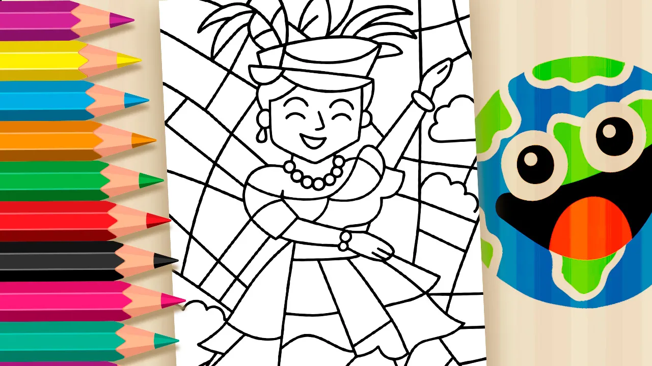 Desenhos geométricos para colorir