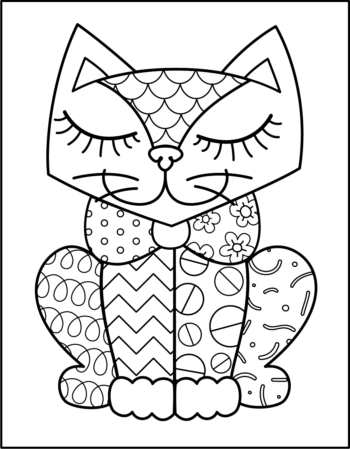 Desenhos geométricos para colorir
