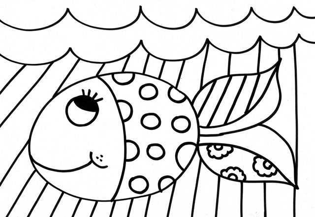 Romero Britto para colorir animais