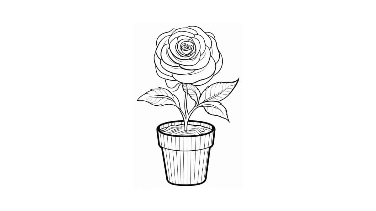 desenhos de flores para colorir