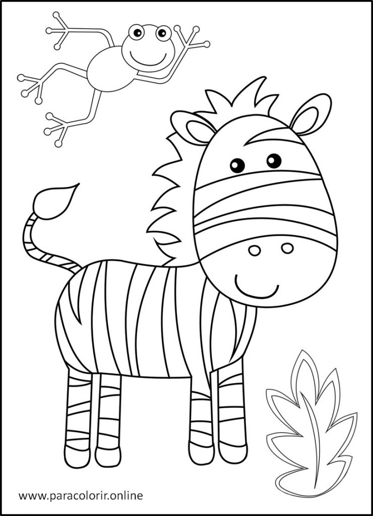 riscos de animais africanos para pintar