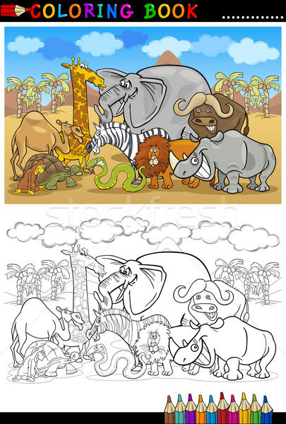 download desenhos safari grátis