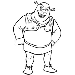 desenho do burro shrek para colorir