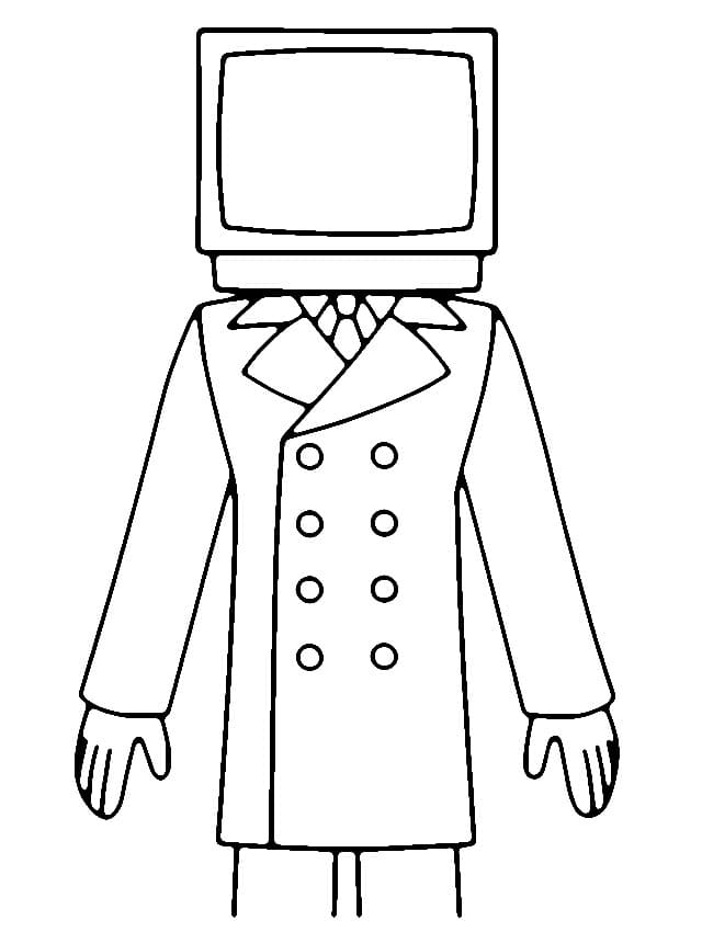 desenhos speakerman para colorir
