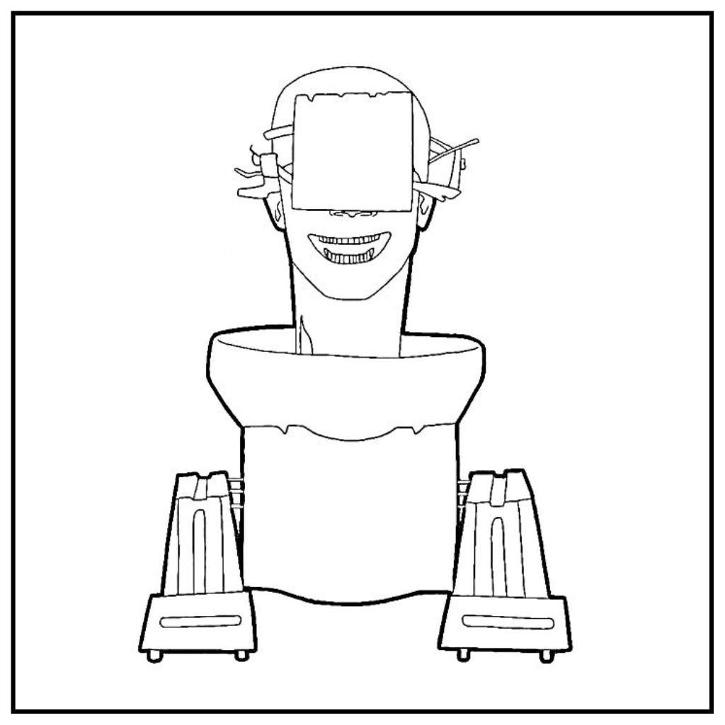 skibidi toilet coloring pages