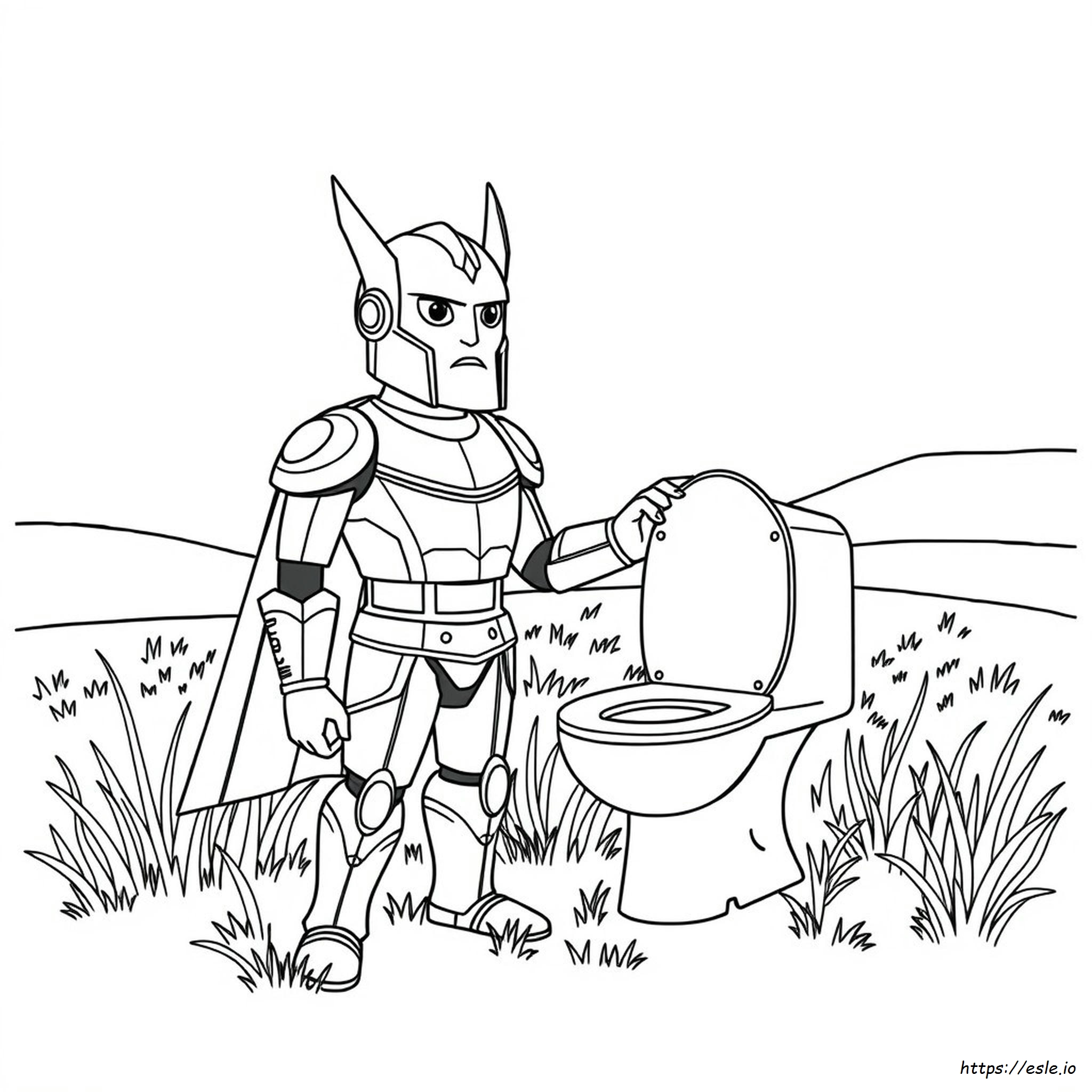 personagens skibidi toilet para colorir