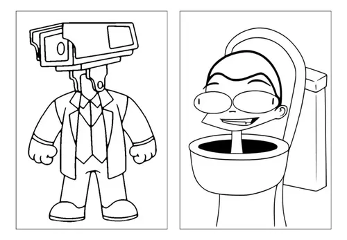 desenhos speakerman para colorir