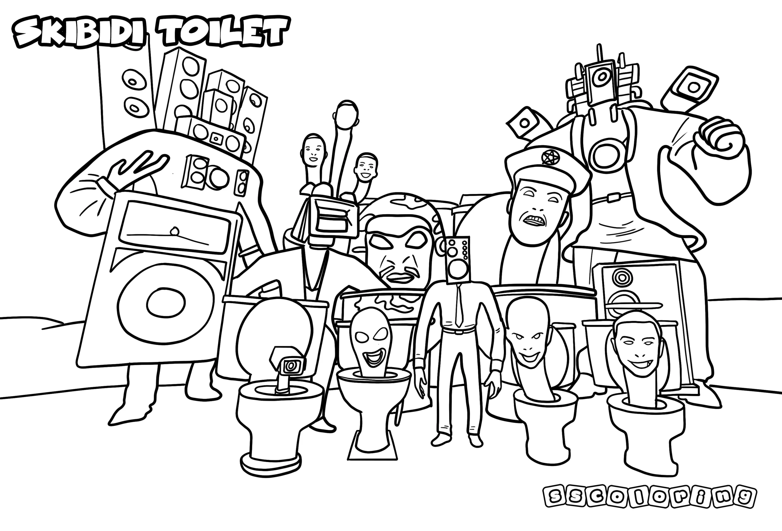 desenhos de banheiros para colorir