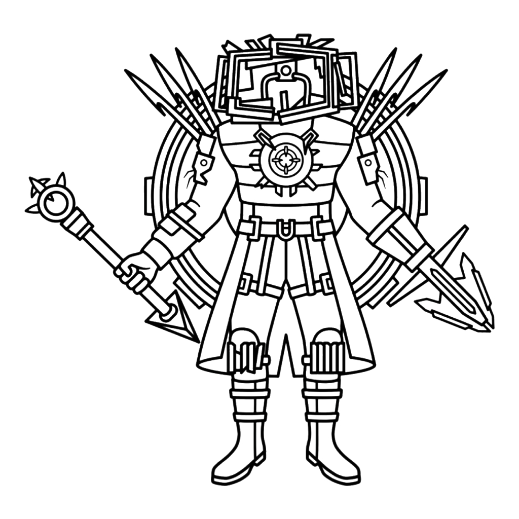 desenho skibidi toilet para imprimir