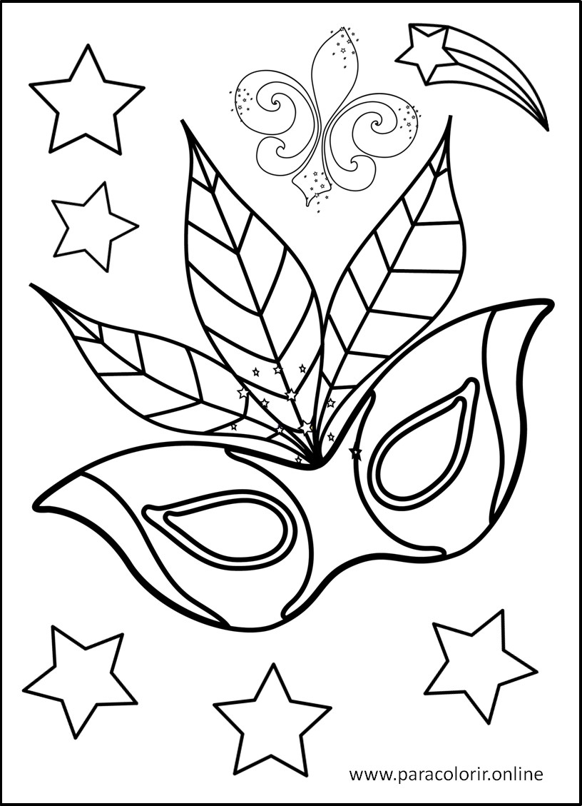 colorir carnaval escolar