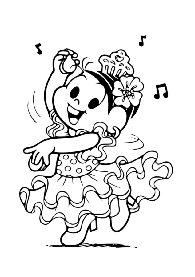 desenhos de frevo para colorir