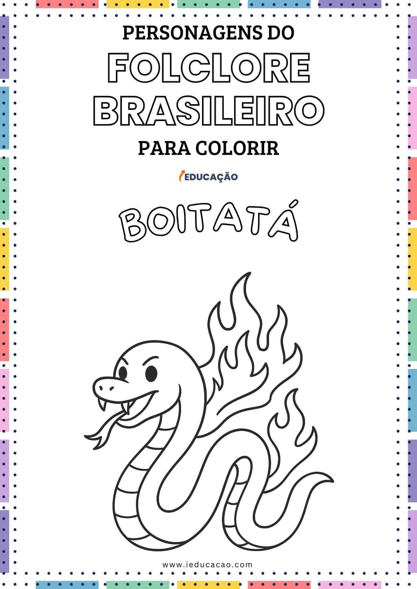 Boto Cor-de-Rosa para pintar