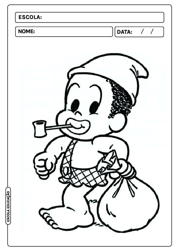 Cuca para colorir