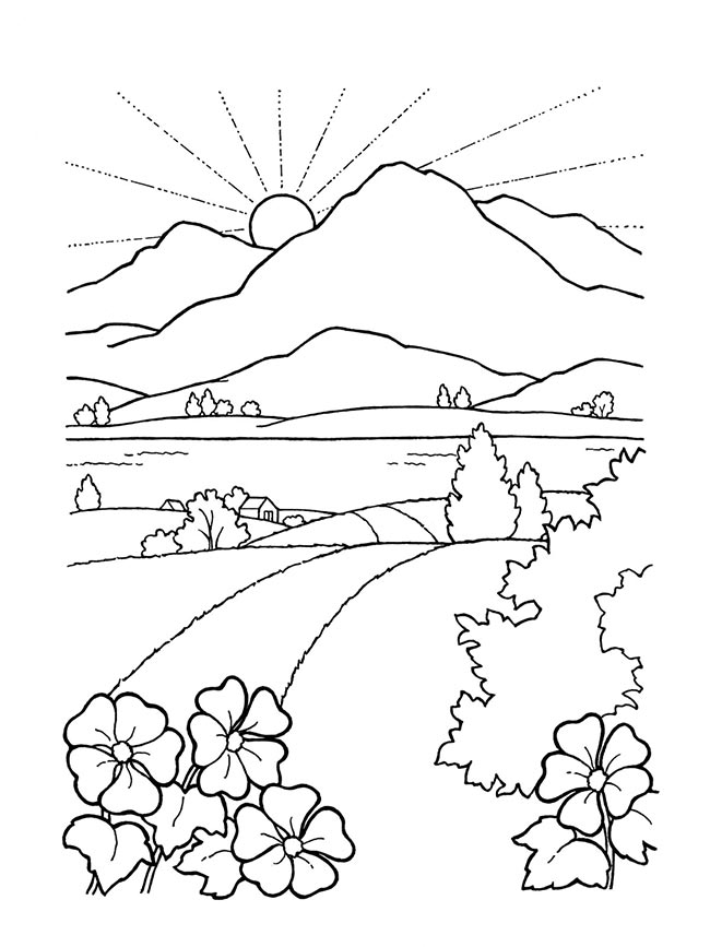 atividade de colorir sol