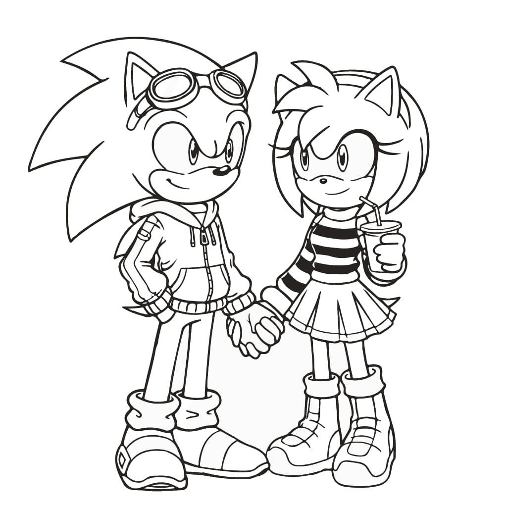 sonic the hedgehog coloring pages