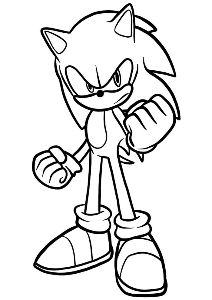 desenhos do sonic para imprimir