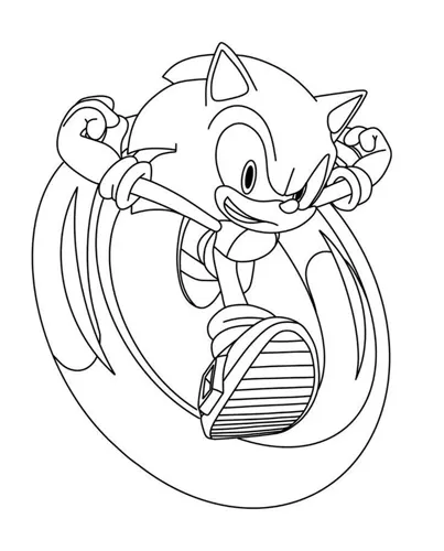 desenhos do knuckles para colorir