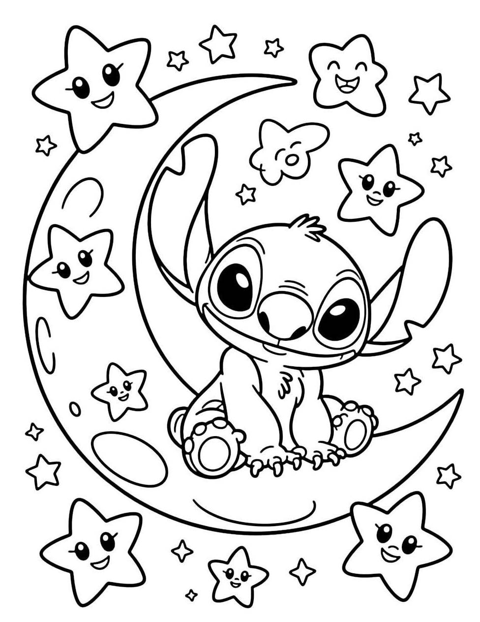 desenho Stitch para colorir