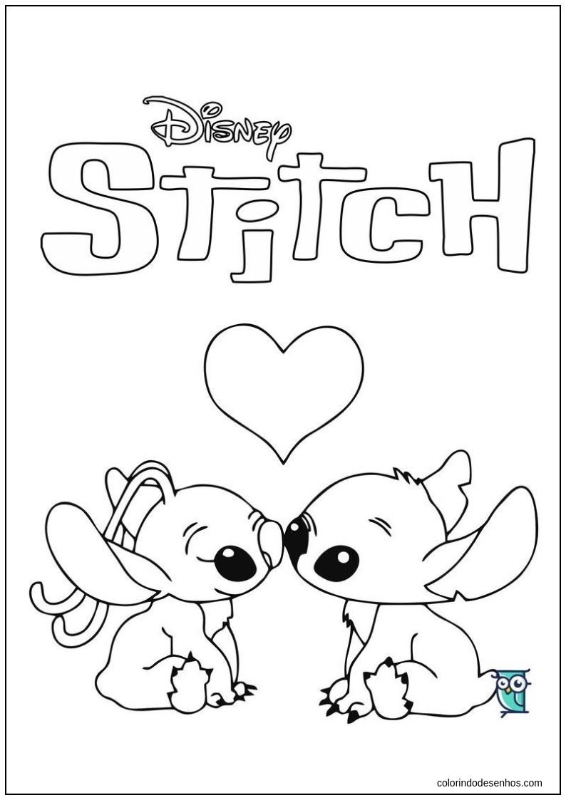 stitch e angel em pdf