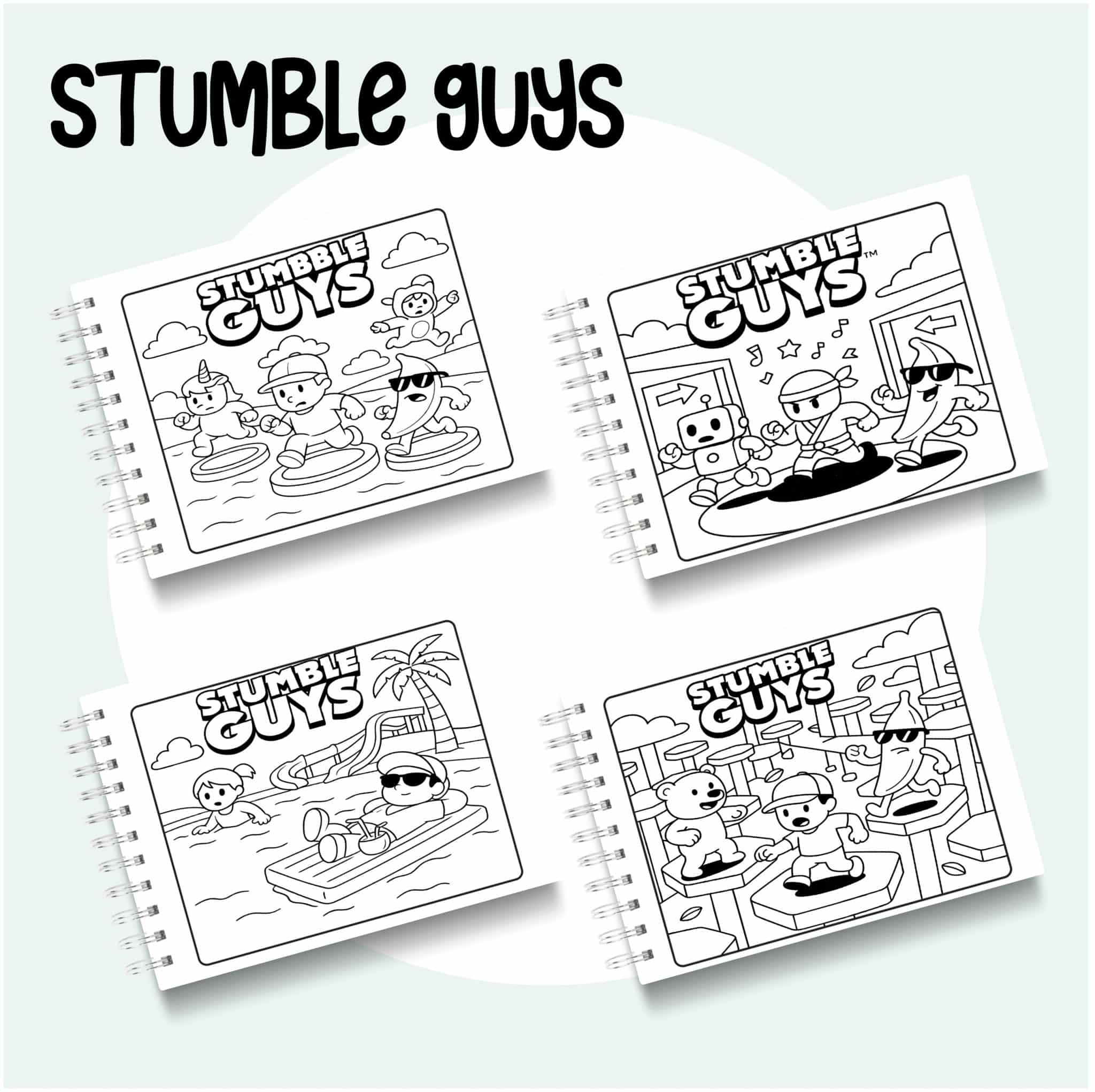stumble guys imagens para imprimir