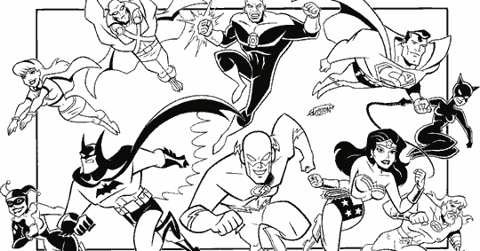 desenhos de super heróis baby