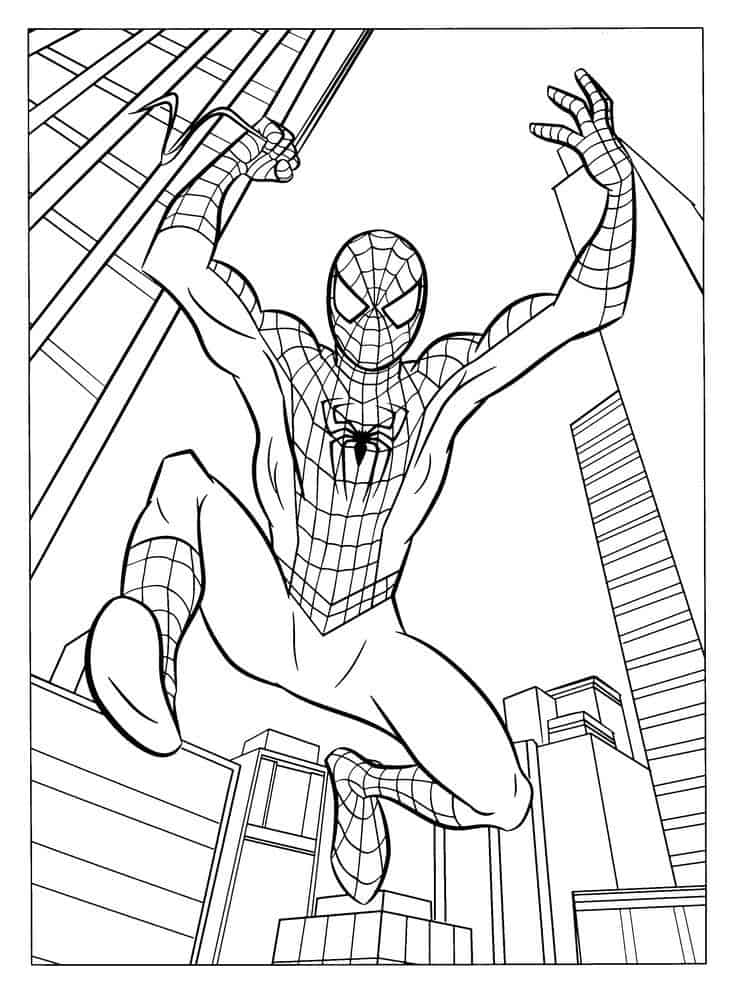 desenhos de ação marvel para pintar
