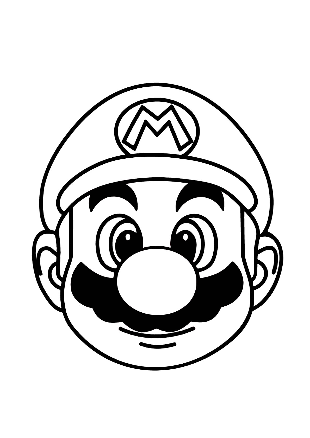 desenho super mario para imprimir