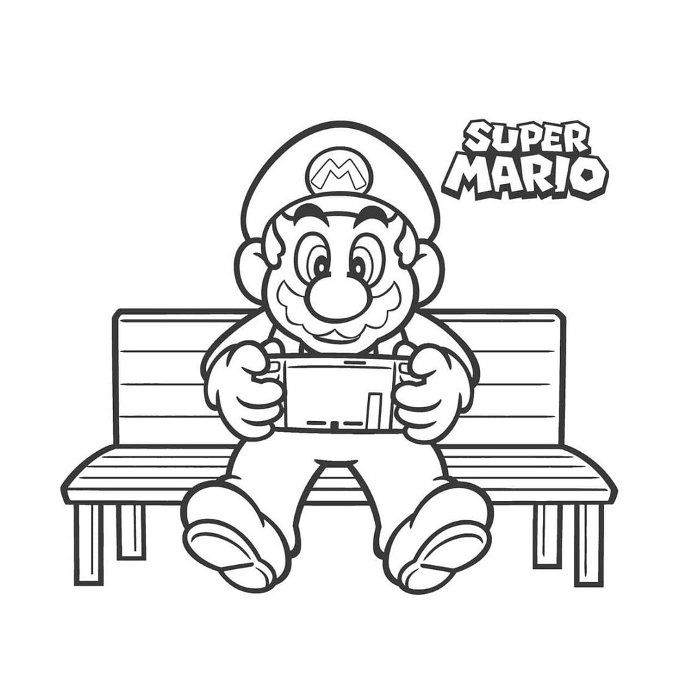 desenhos da princesa peach para colorir