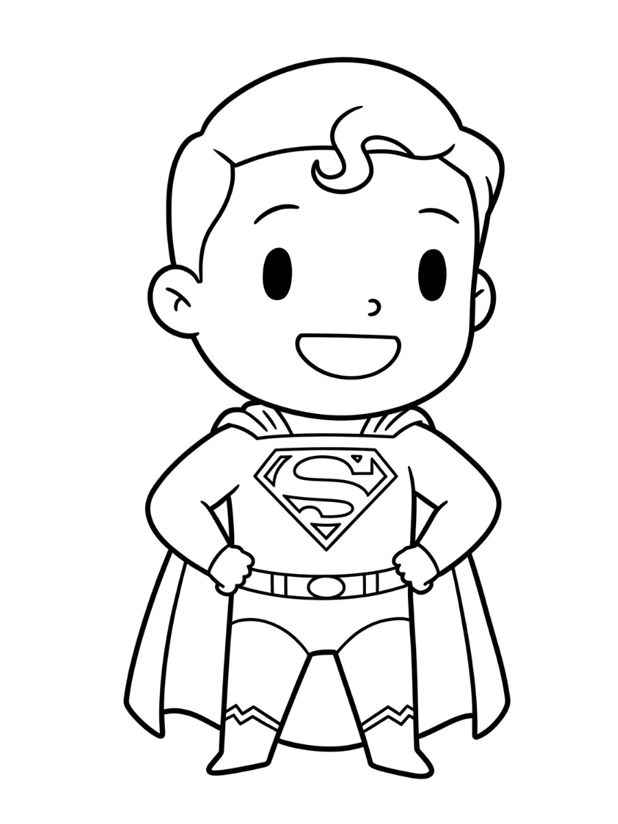 desenhos de heróis da Liga da Justiça para colorir