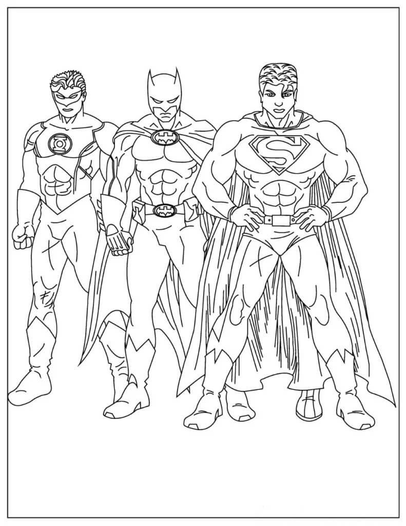 desenho do superman para imprimir