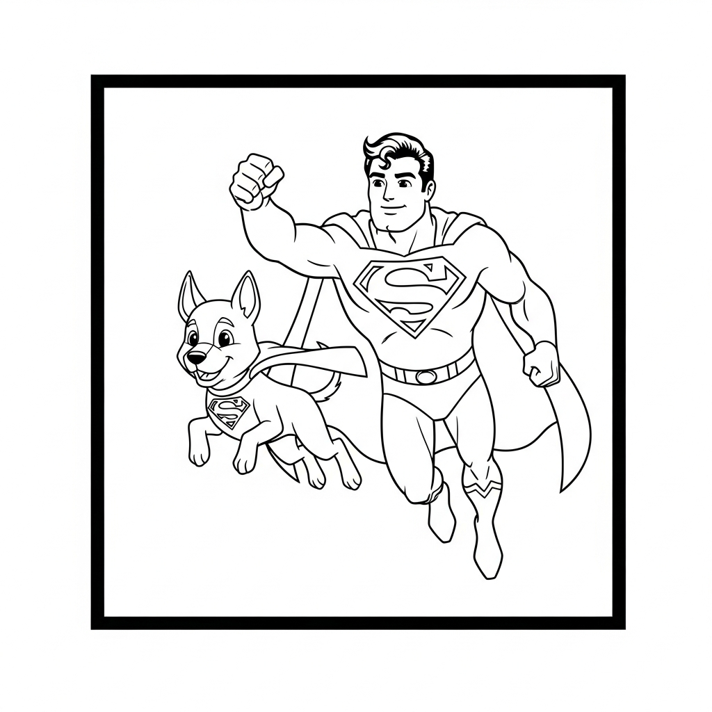 superman símbolo para colorir
