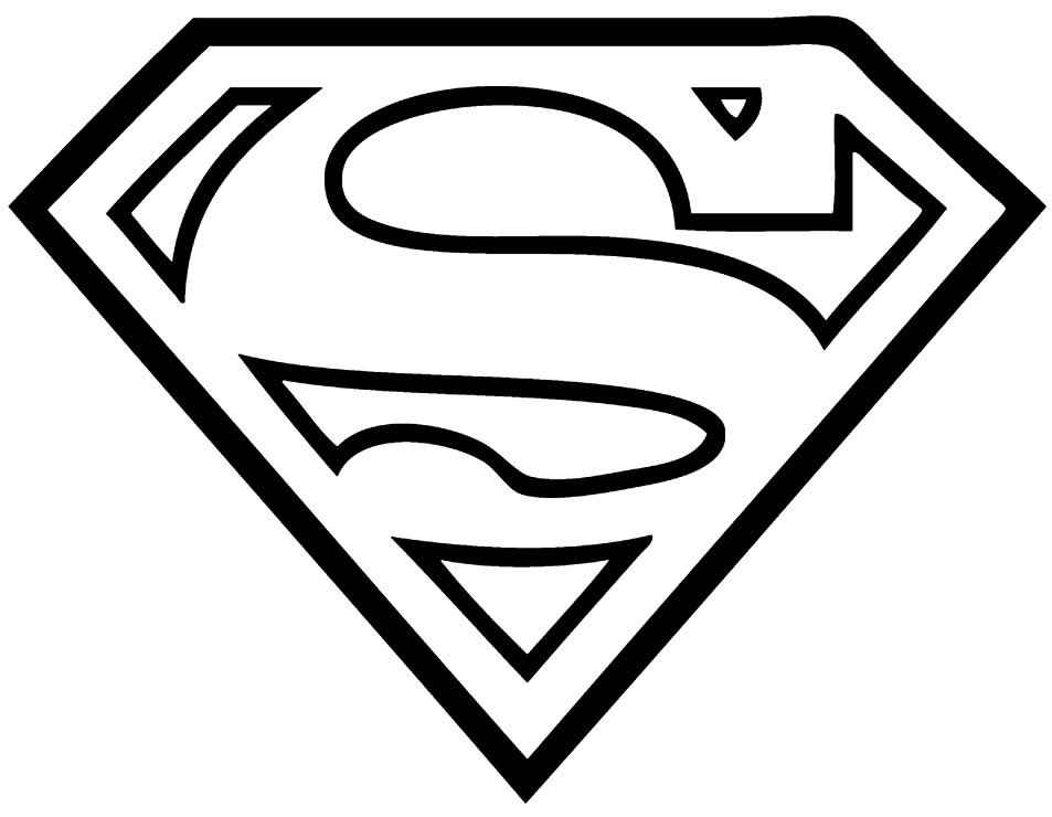 desenho do superman voando