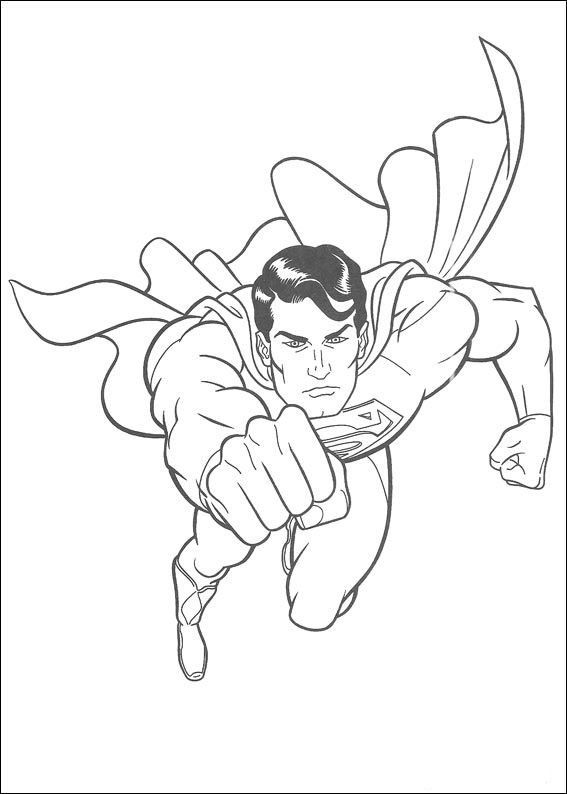 desenho do superman realista