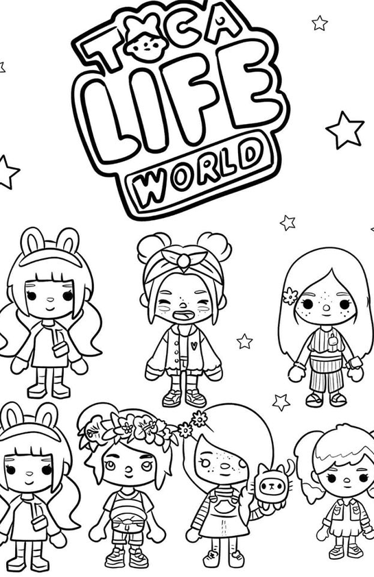 como pintar desenhos toca life world
