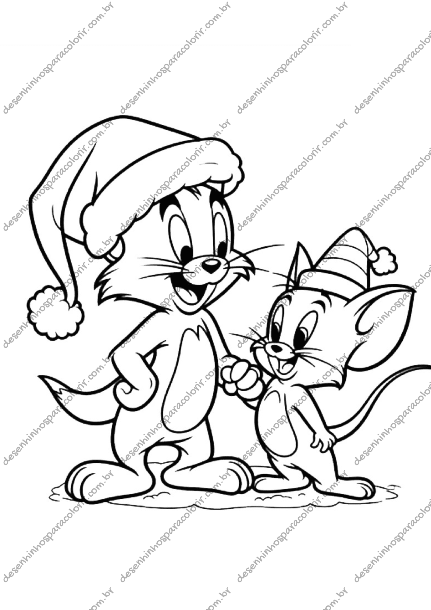 desenhos do tom e jerry para imprimir