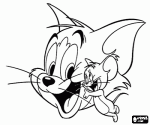 desenhos do tom e jerry para imprimir