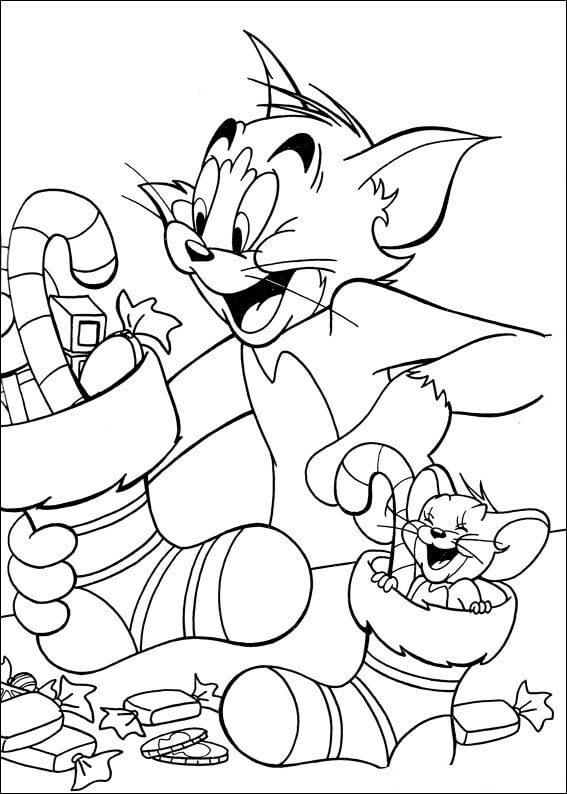 tom e jerry para pintar