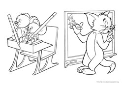 desenhos do tom e jerry para imprimir