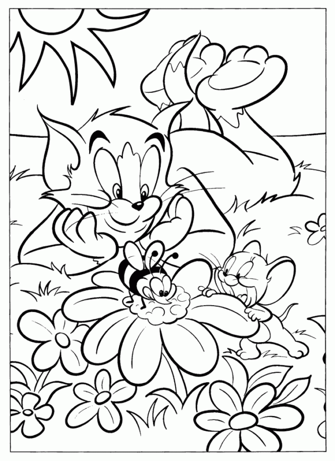 colorir tom e jerry online
