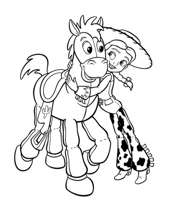 desenhos toy story 4 para colorir