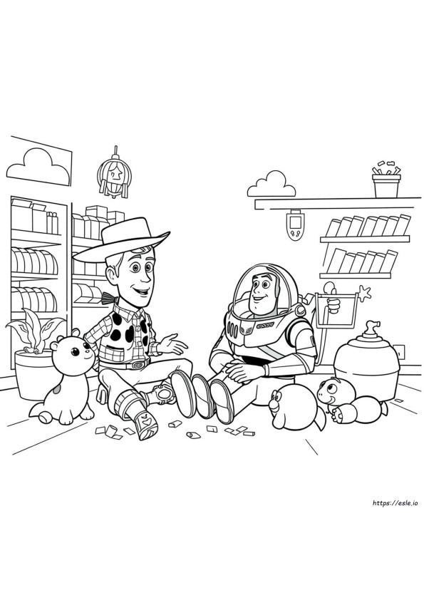 personagens de toy story para pintar