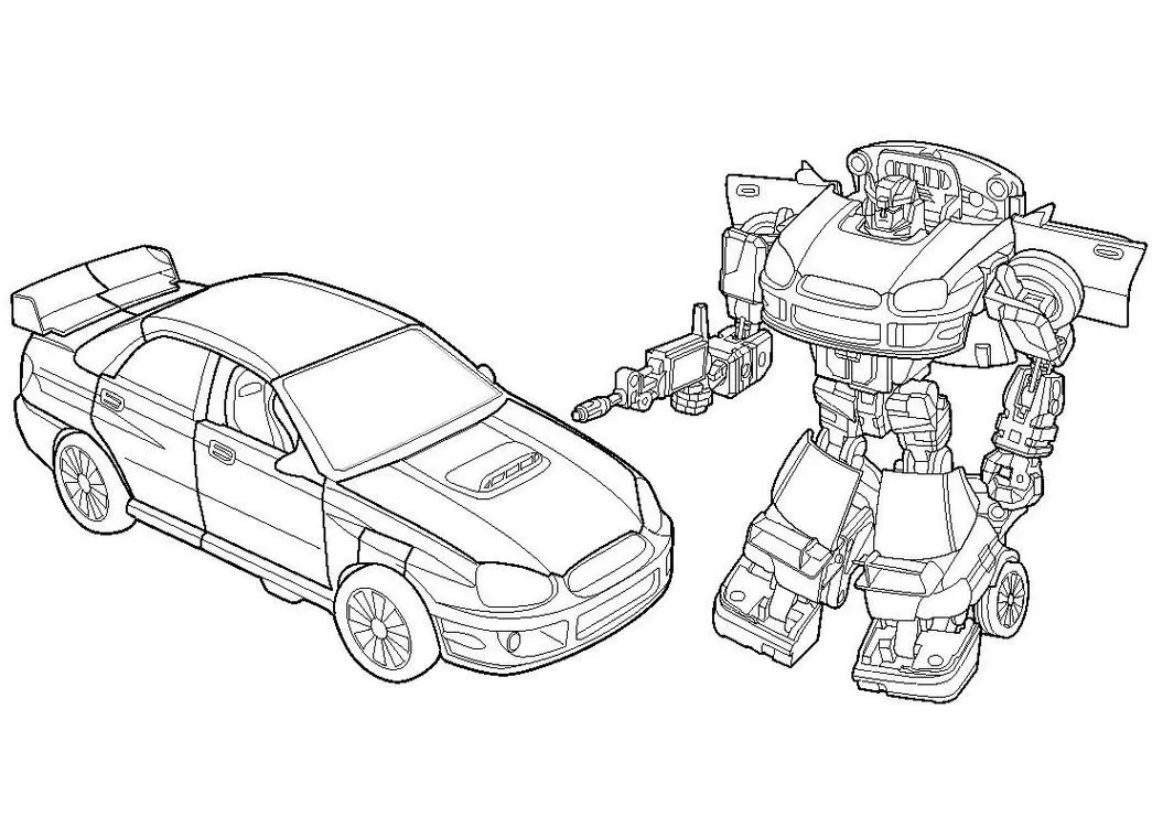 desenhos Transformers para colorir