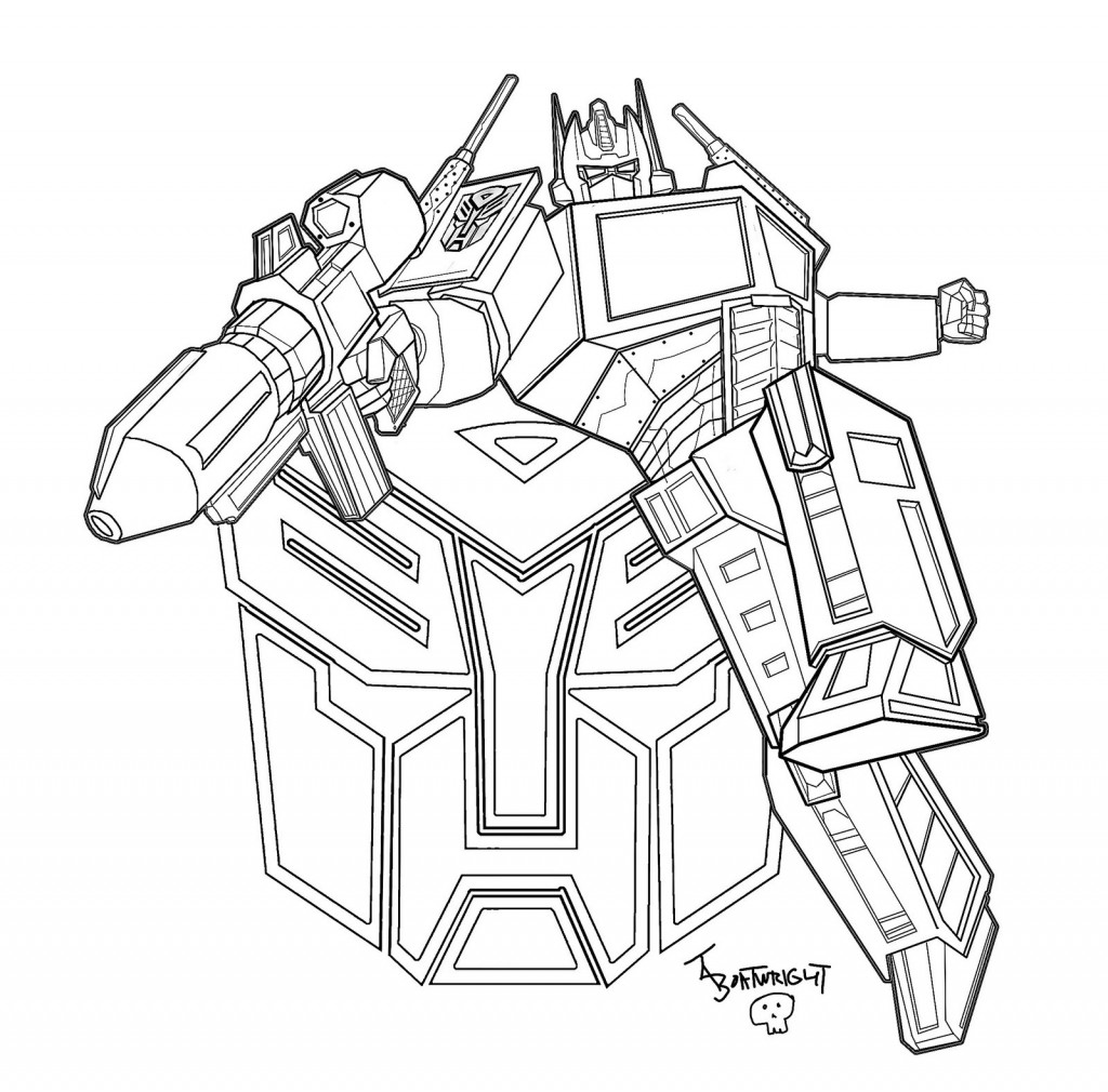 desenhos do Bumblebee para colorir grátis