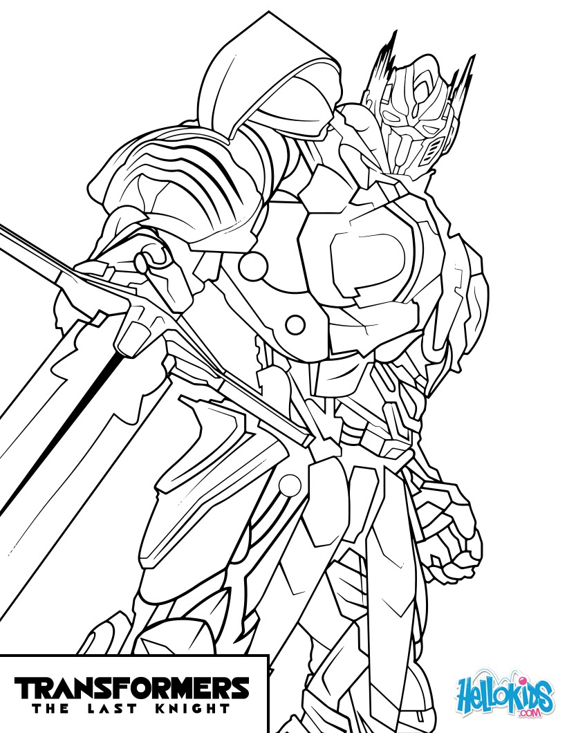 imprimir desenho Optimus Prime