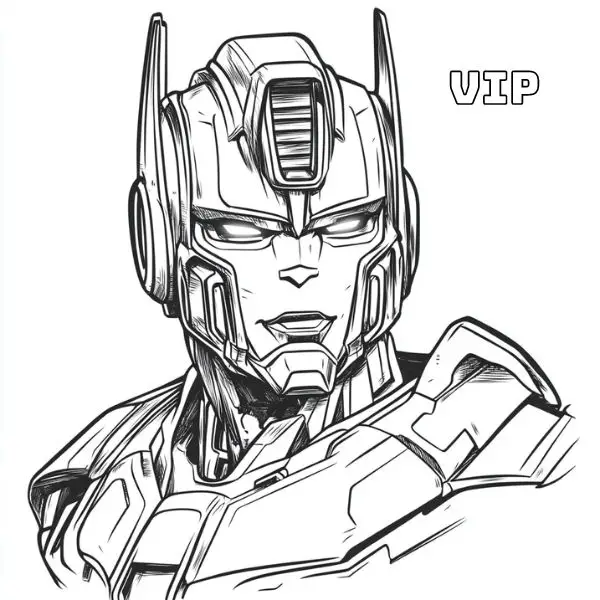 desenho Optimus Prime em PNG