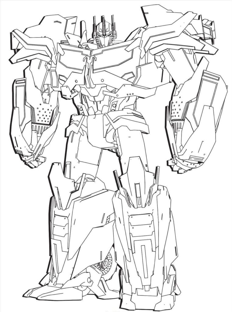 desenho Optimus Prime alta resolução