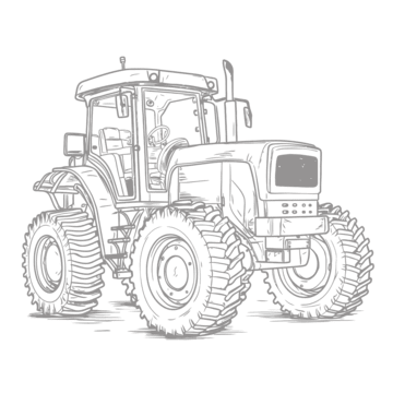 desenho Johnny Tractor para pintar