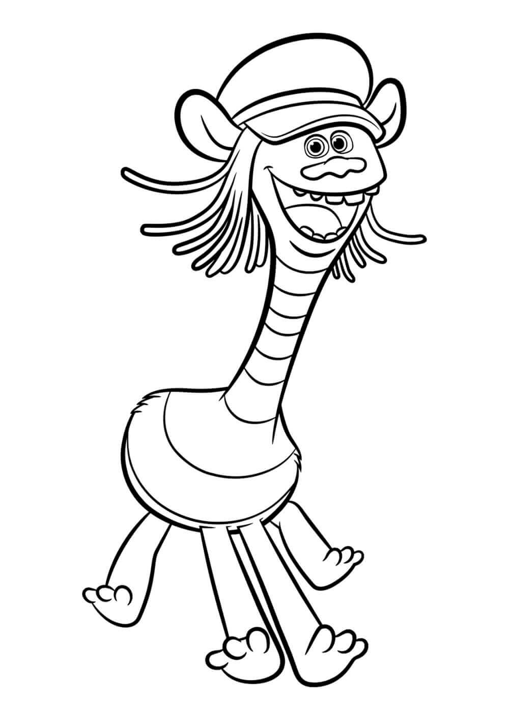 personagens Trolls para pintar
