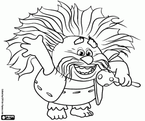 desenho do Tronco para colorir