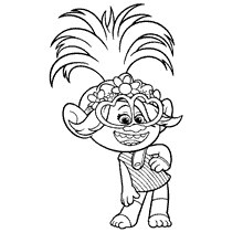 atividade infantil Trolls